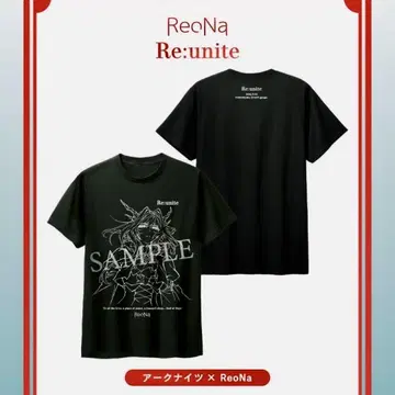 ReoNa 이벤트 [ Re:unite ] 한정판 T셔츠