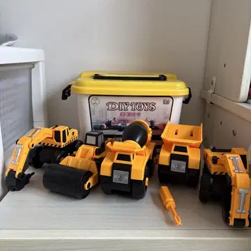 DIY 토이 6in1 건설 차량 세트