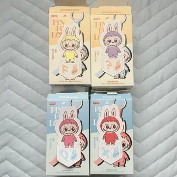 팝마트 러브브 알파벳 봉제 인형 F ? Q X 4개 세트 정품