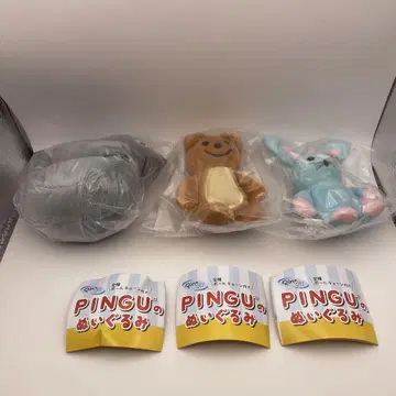 핑구 봉제 인형 가챠 로비 토끼 봉제 인형 곰 봉제 인형