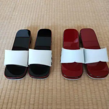 아와야 정원 나막신 조리 슬리퍼 샌들 두 켤레
