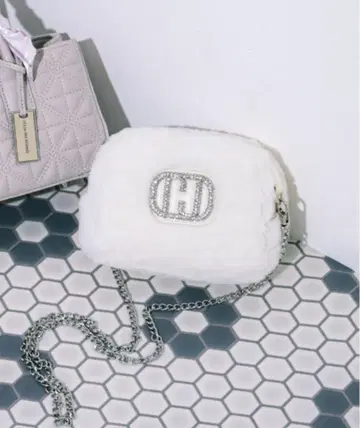 JILLbyJILLSTUART 인조 모피 미니백