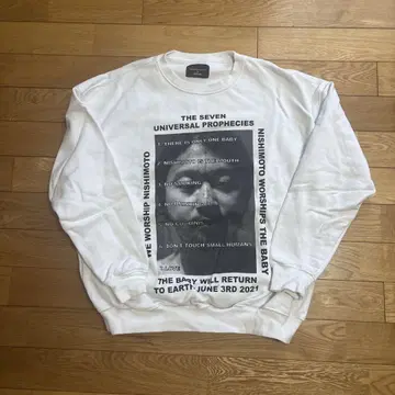 Nishimoto is the mouth sweat shirt White