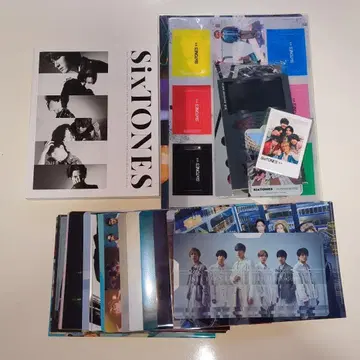 SixTONES 달력 스티커 클리어 파일 스탠드