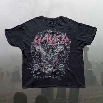 SLAYER 악마 반팔 티셔츠 그런지 y2k sk8 Metallica