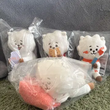 BT21 1번 복권 RJ 봉제 인형 4개