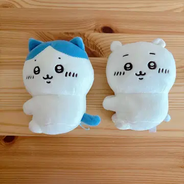 치이카와 (먼작귀) 끼우는 봉제 인형 클립 하치와레 2개 세트