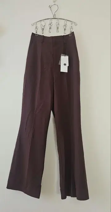 MOUSSY 버건디 브라운 플레어 팬츠 택 포함 새상품