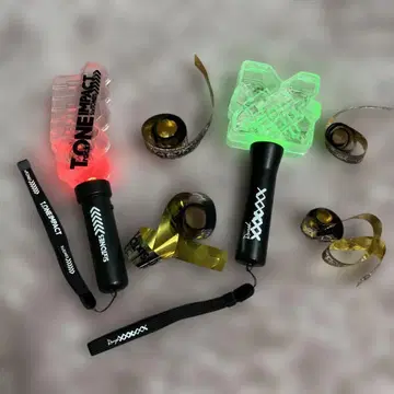 SixTONES 응원봉 2점 은색 테이프 포함