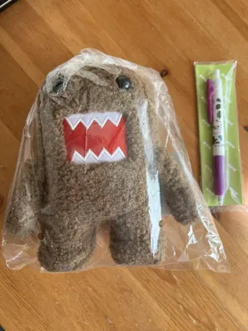 미사용 새상품 2세트 NHK 마스코트 도모군 봉제 인형&볼펜