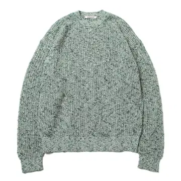 AURALEE SLUB MIX TOP YARN RIB KNIT PO