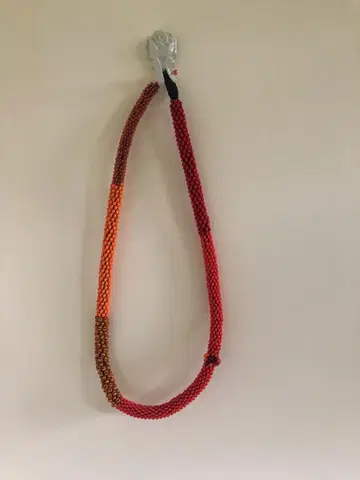 shino 비즈 초커 체코 비즈 호호 목걸이