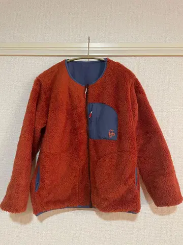 아우터 리버서블 CHUMS 노카라 플리스 여성용 M