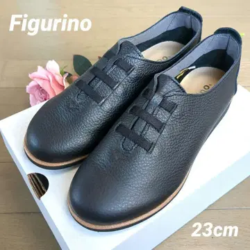 새상품급 피그리노 Figurino 밴딩 레이스 신발 가죽 천연 가죽