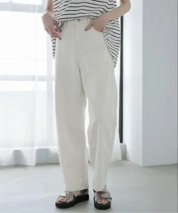 글로벌 워크 GOOD 데님 배기 팬츠