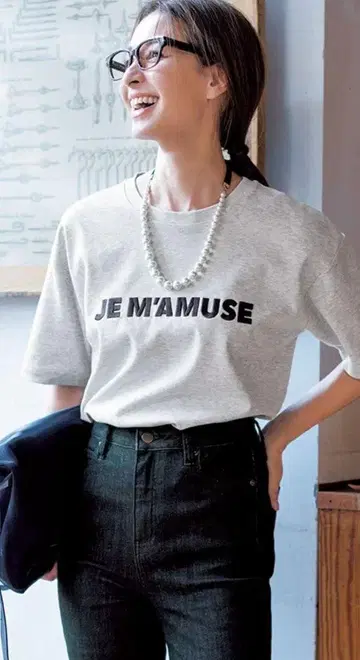 이번 시즌 앙피로 땀 얼룩 방지 냉감 그레이 T셔츠