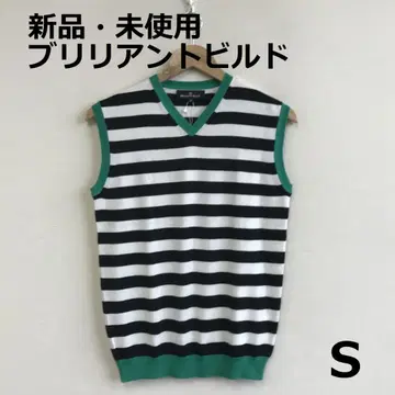 B0902A01 새상품 미사용 브릴리언트 빌드 골프 V넥 베스트