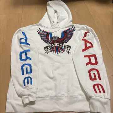 X-LARGE 화이트 후드티