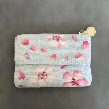 [ 새상품급 ] 페이 클럽 사쿠라 블룸 티슈 파우치 페일 블루