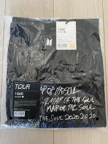 BTS MAP OF THE SOUL 셔츠 L 사이즈 부채 세트
