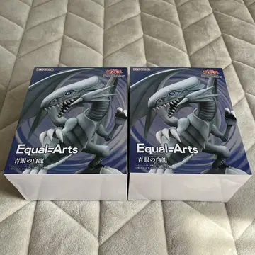 유희왕 Equal Arts 푸른 눈 백룡 블루아이즈 드래곤 피규어 2개