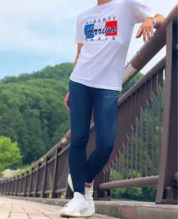 미사용급 슬림 레그 슬림 다크 네이비 아메리칸 이글 제깅스 스트레치 데님