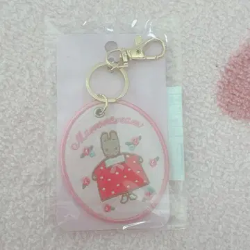 산리오 마론 크림 캐릭터 대상 자수 패치 키링