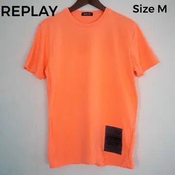 REPLAY 오렌지 T셔츠 M 사이즈