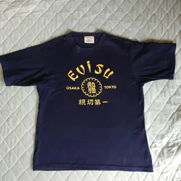 Evisu 네이비 T셔츠 M 사이즈