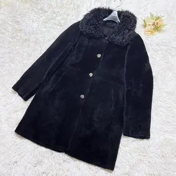 스킨 밸리 2WAY 천연 가죽 무스탕 코트 보아 양가죽 리버서블