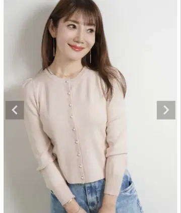 소매 퍼프 숏 기장 니트 가디건 Liala x PG 완판