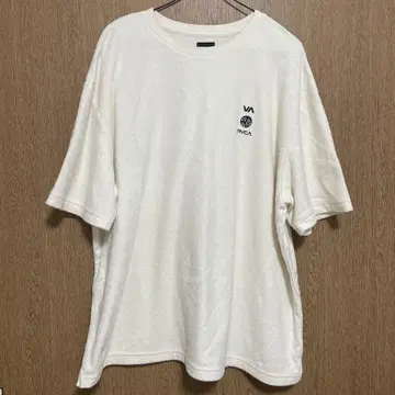 RVCA 루카 남성용 L 사이즈 로고 티셔츠