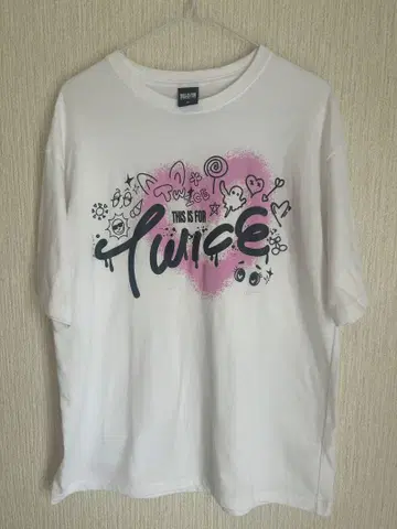 TWICE THIS IS FOR 티셔츠 M 화이트