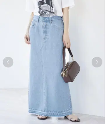 SLOBE IENA*LE DENIM 린 컷오프 스커트 사이즈 38