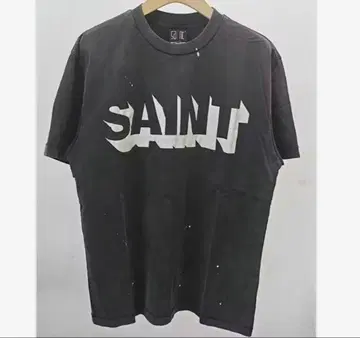 SAINT 그레이 T셔츠 사이즈 L