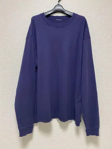 ancellm attic 별주 롱T 네이비
