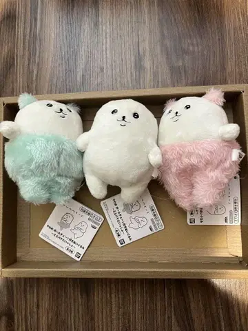 부드러운 볼체인 포함 봉제 인형 ~미미파야와 함께 3종 세트
