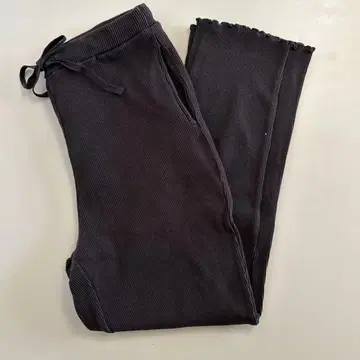 리브 롱 팬츠 브라운 더블 클로젯