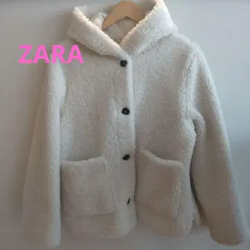 시착만 한 상품 ZARA 라운드 헴 보아 블루종 XS