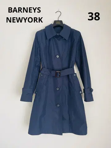 BARNEYS NEWYORK 트렌치코트 네이비 38 사이즈