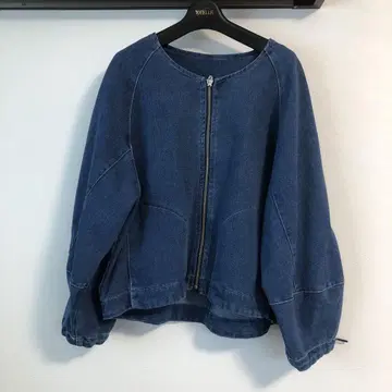 데님 지퍼 자켓