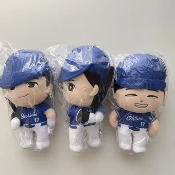 오타니 쇼헤이 다저스 봉제 인형 3체 세트