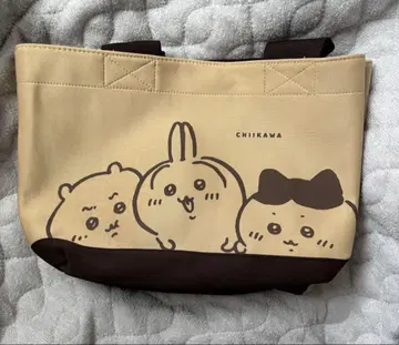 치이카와 (먼작귀) 시마무라 미니 토트백 베이지