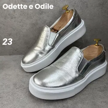 컨디션 최상! Odette e Odile 슬립온 실버 사이드 고무 통굽