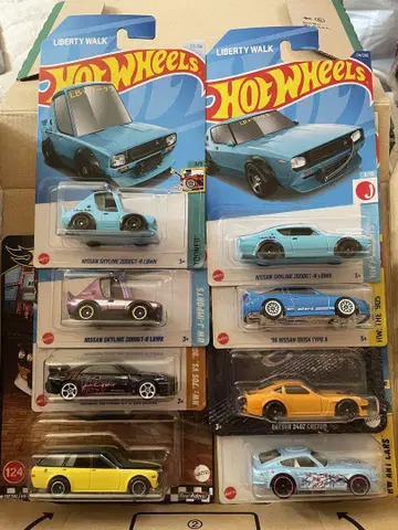 핫휠 닛산 자동차 묶음 판매 180SX 켄메리 240Z