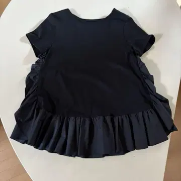 아나이 반팔 코튼 스무스 프릴 티셔츠