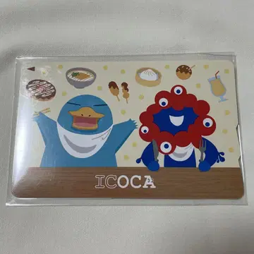 오사카 간사이 박람회 한정판 디자인 ICOCA 카드 미야쿠미야쿠 이코짱