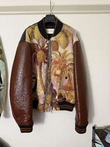 DRIES VAN NOTEN 23AW 자카드 봄버 L 사이즈
