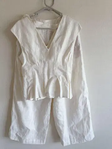ZARA 셋업 linen 100%