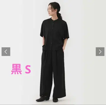 MUJI 나메라카 리오셀 혼방 이지 팬츠 S 사이즈 무인양품